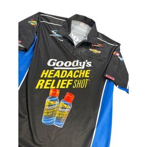 Simpson Mens Racing Regan Smith Shirt XXL NASCAR Goody's #7 Autographed